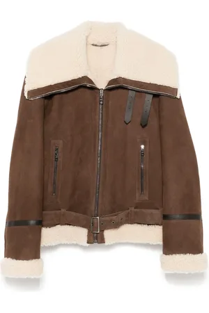 Dolce & Gabbana Shearling-trim jacket