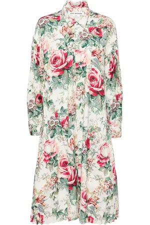 JUNYA WATANABE Floral-print shirt dress