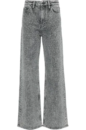 Maje Rhinestone-embellished jeans