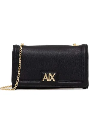 Armani Exchange Logo plaque crossbody bag