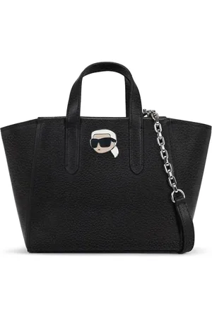 Karl Lagerfeld Ikon pebbled tote bag