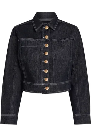 Karl Lagerfeld Cropped denim jacket