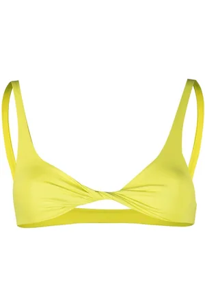 The Attico Twisted bikini top