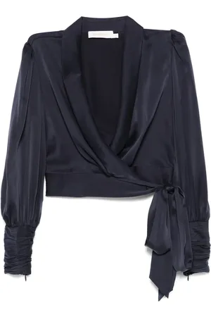 ZIMMERMANN Silk wrap top