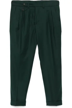 Manuel Ritz Pleated tapered trousers