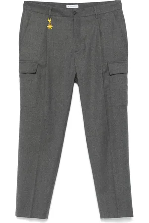 Manuel Ritz Pleated cargo trousers