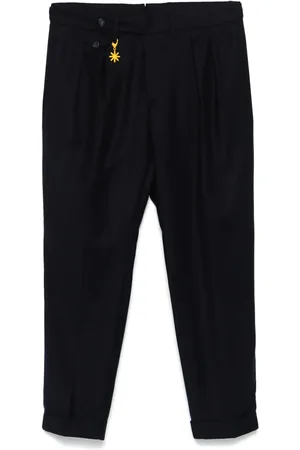 Manuel Ritz Pleated tapered trousers