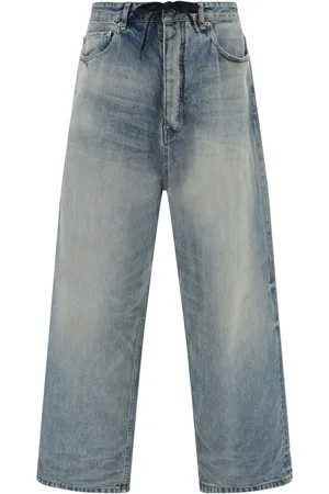 Balenciaga Mid-rise wide-leg jeans