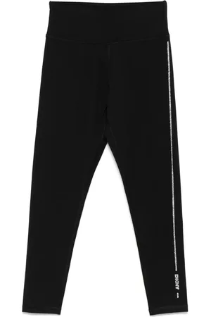 DKNY Rhinestone-logo leggings
