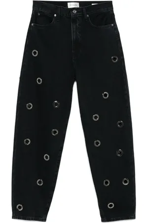 Frame Narrow Grommet jeans