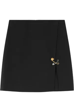 VERSACE Safety-pin detail skirt