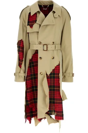 Alexander McQueen Belted double breasted trench coat