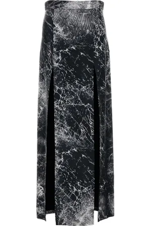 Alexander McQueen Abstract-print skirt