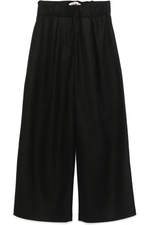 Rohe Elasticated wide-leg trousers