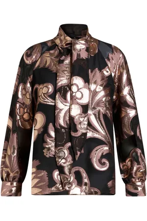 Etro Fil-coupé jacquard blouse