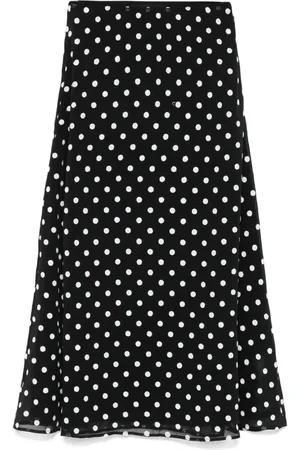 ROTATE Chiffon midi skirt