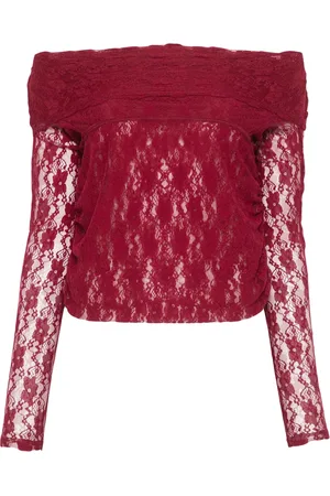 ROTATE Corded-lace top