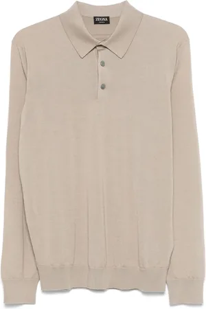 Ermenegildo Zegna Fine-knit polo shirt