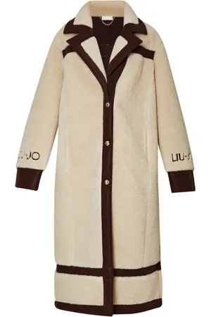 Liu Jo Coated faux-shearling coat