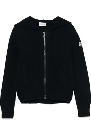 Moncler Virgin wool zip-up hoodie