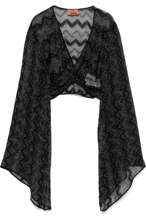 Missoni Crochet-knit cropped top