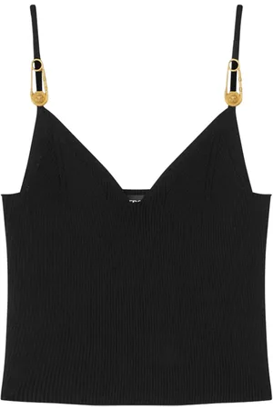 VERSACE Safety-pin detail top