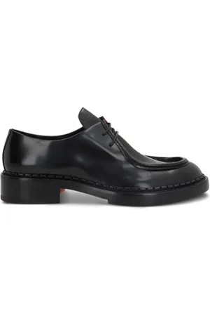 santoni X 10 Corso Como leather lace-up shoes