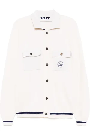 Kiton Embroidered logo jacket
