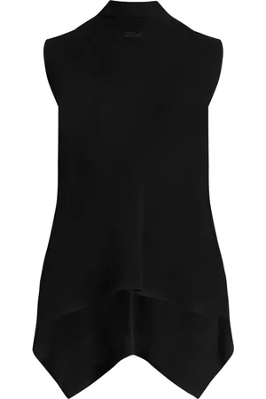Karl Lagerfeld Roll neck sleeveless blouse