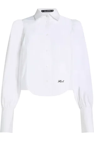 Karl Lagerfeld Logo-embroidered shirt