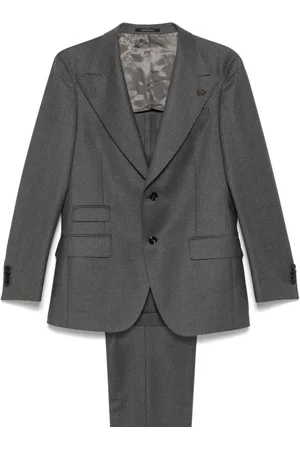 GABRIELE PASINI Felted-finish suit
