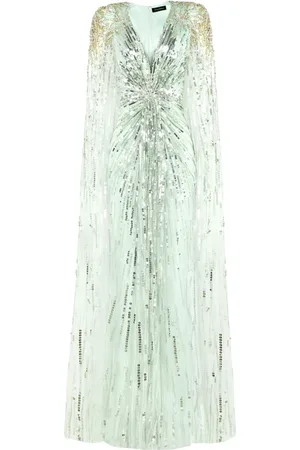 Jenny Packham Gold Rush sequin-embellished gown
