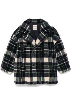 DOUUOD KIDS Checked coat