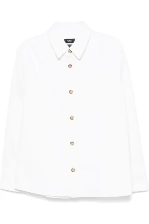 A.P.C. Logo-embroidered shirt