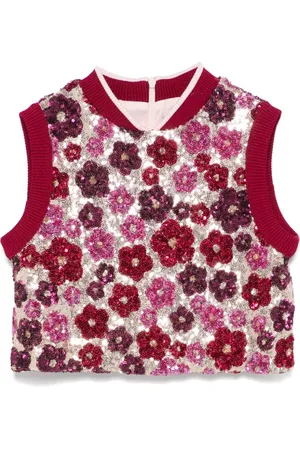 Simonetta Sequined top
