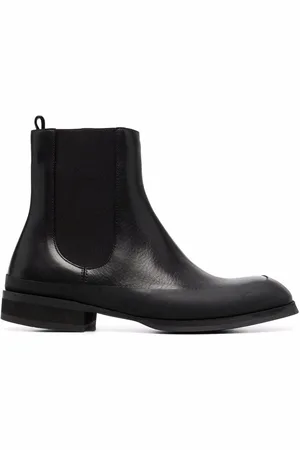 The Row Garden leather ankle boots