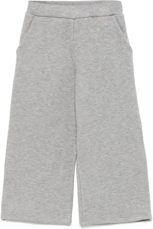 DOUUOD KIDS Mélange-effect trousers