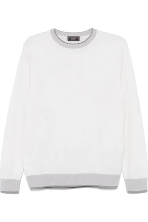 PESERICO SIGN Contrast-border sweater