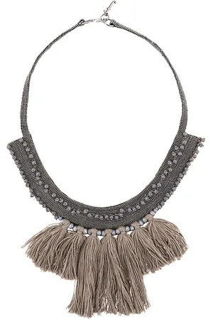 Fabiana Filippi Fringe bib necklace