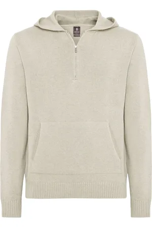 Boggi Milano Hazelnut hooded jumper