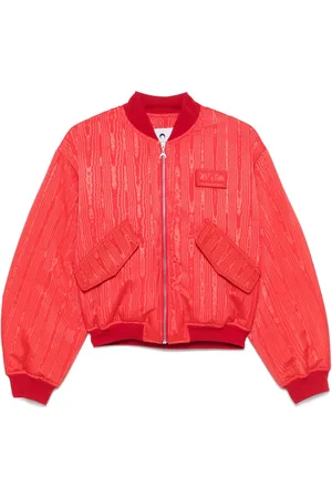 Marine Serre Moire-effect bomber jacket