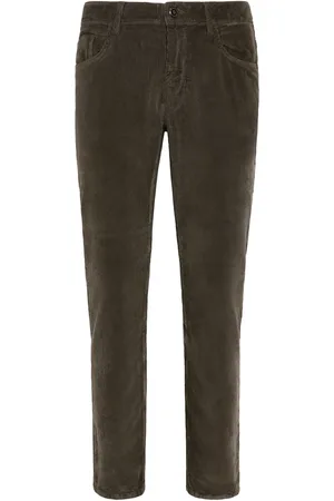 Boggi Milano Stretch-velvet jeans