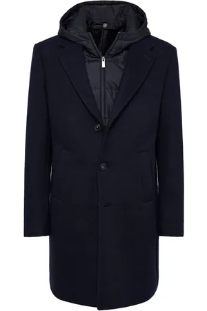 Boggi Milano Wool jersey coat