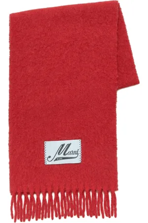 Marni Logo-appliqu?? scarf
