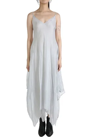 MARC LE BIHAN Asymmetric silk dress