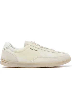Stone Island Rock logo-appliqué suede-panelled sneakers
