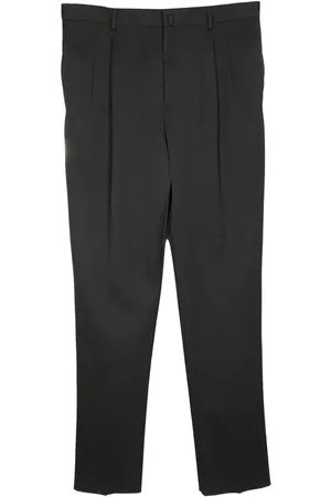 Lanvin High-waisted tapered-leg wool trousers
