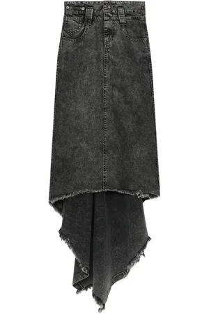Vaquera Asymmetric maxi skirt