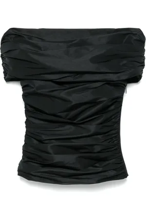 COPERNI Off-shoulder taffeta top