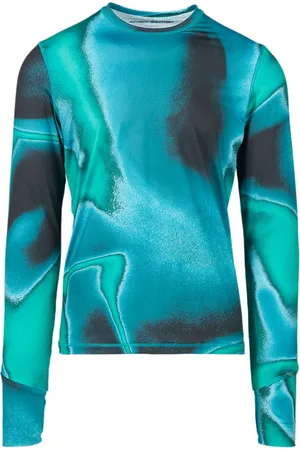 Aztech Abstract-pattern T-shirt